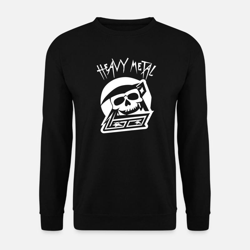 Heavy Metal - Skull Face - Sweat-shirt Unisexe - noir