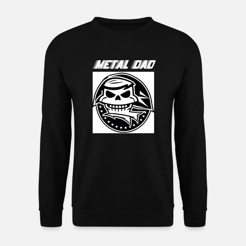 Metal Dad - Skull - Unisex Sweatshirt - black
