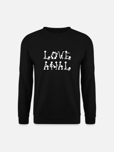 Love Anal - Unisex Sweatshirt - black