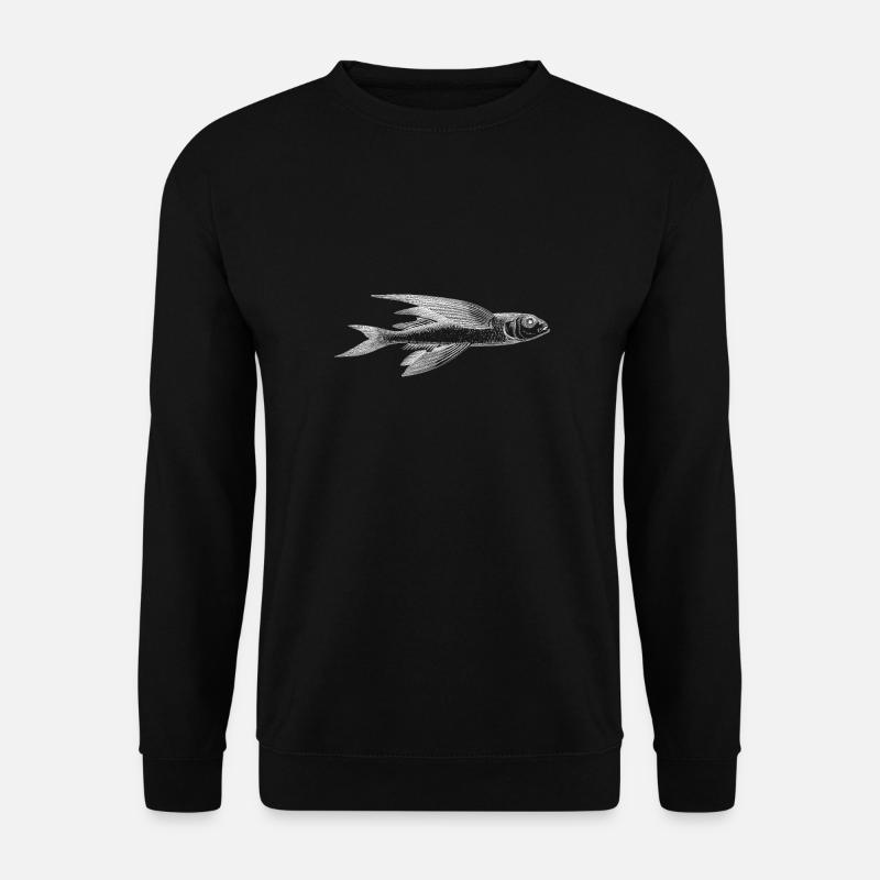 A flying fish - Unisex Sweatshirt - black