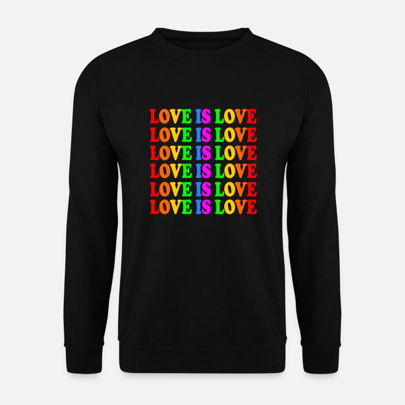 Love is love - Unisex Sweatshirt - black
