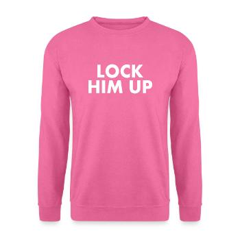Lock him up - Sweat-shirt Unisexe - rose - Devant