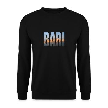 Bari Italie - Sweat-shirt Unisexe - noir - Devant - Alina (178cm) & Michal (187cm)