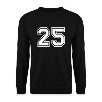 25 - Sweat-shirt Unisexe - noir - Devant - Alina (178cm) & Michal (187cm)