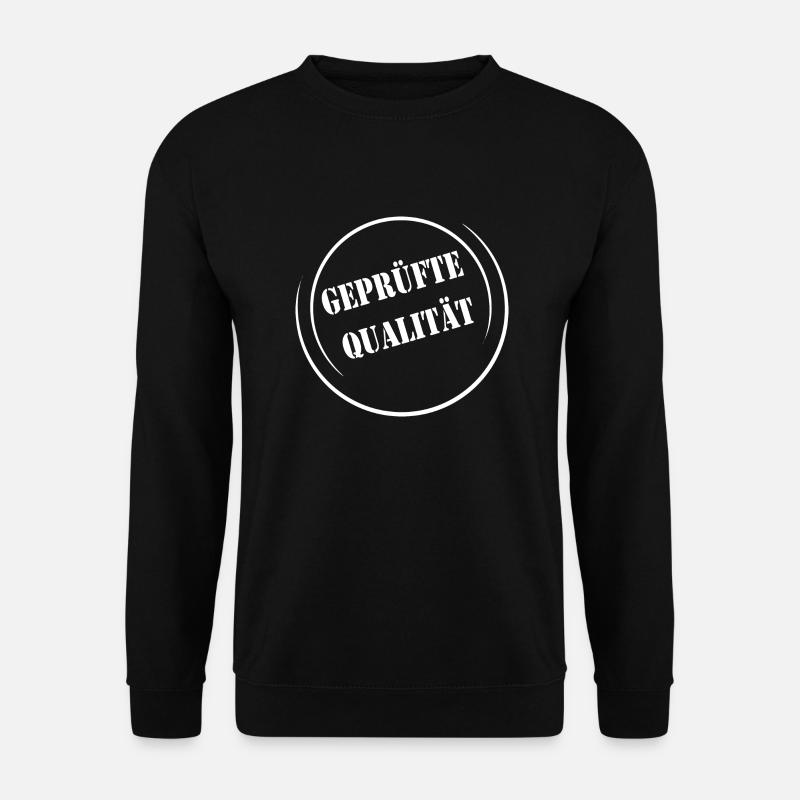 Geprüfte Qualität - Unisex Pullover - Schwarz