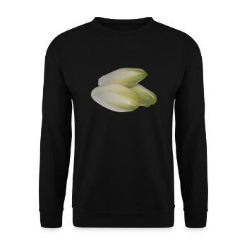salat salad lettuce halloween gemuese vegetables12 - Unisex Pullover - Schwarz - Vorne - Alina (178cm) & Michal (187cm)