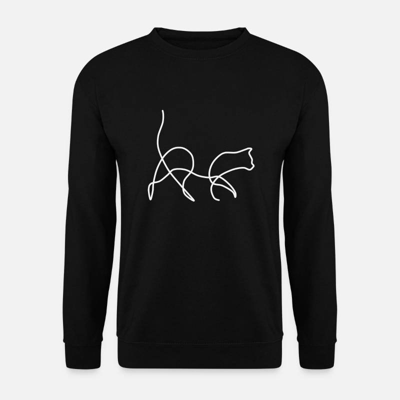 cat - Unisex Pullover - Schwarz