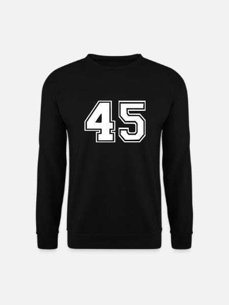 45 - Sweat-shirt Unisexe - noir