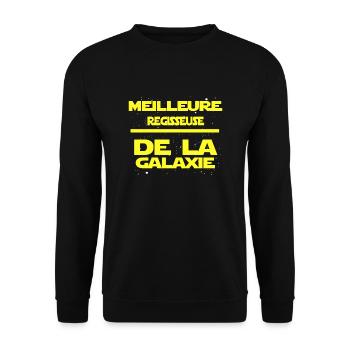 regisseuse - Sweat-shirt Unisexe - noir - Devant - Alina (178cm) & Michal (187cm)