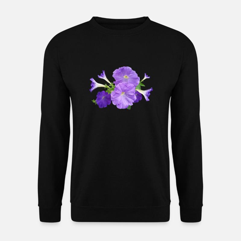 petunia petunie blumen flowers garten garden - Unisex Pullover - Schwarz
