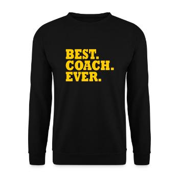 Best coach ever - Sweat-shirt Unisexe - noir - Devant - Alina (178cm) & Michal (187cm)
