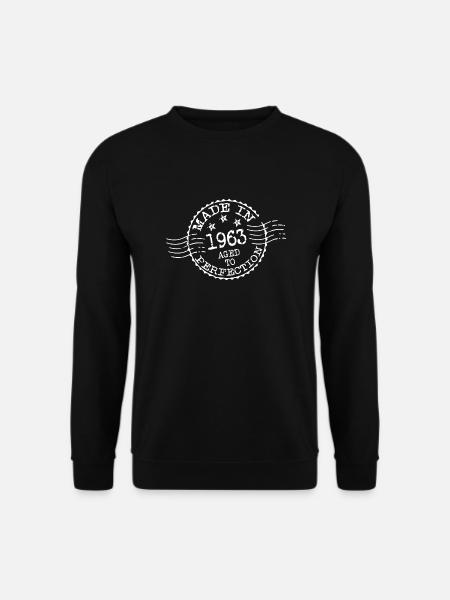 MADE IN 1963 AGED TO PERFECTION - Unisex Sweatshirt - black