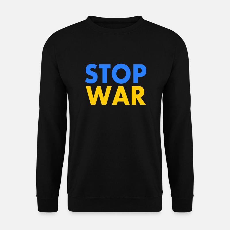 Stop war - Unisex Sweatshirt - black