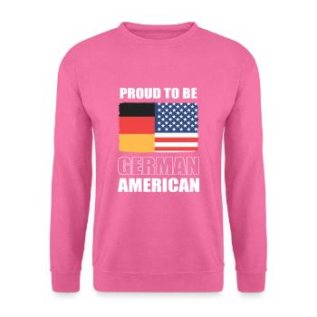 Amerikanisch Deutsch - Unisex Pullover - Pink - Vorne