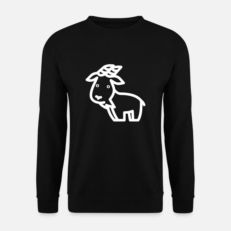 Ziege - Unisex Pullover - Schwarz