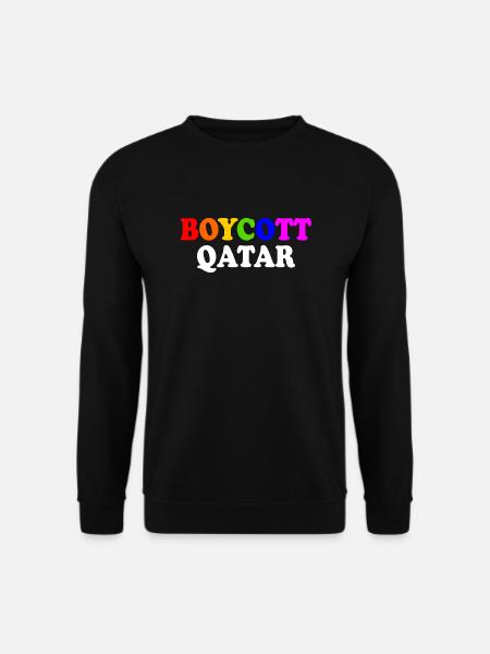 Boycott qatar - Unisex Sweatshirt - black