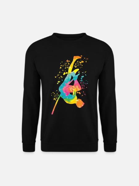 Stabhochspringer Kids Stabhochsprung - Unisex Pullover - Schwarz