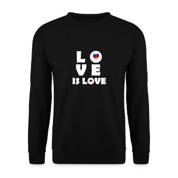Revolution Gay Pride Lesbian CSD LGBT Gay Queer - Unisex Sweatshirt - black - Front - Alina (178cm) & Michal (187cm)