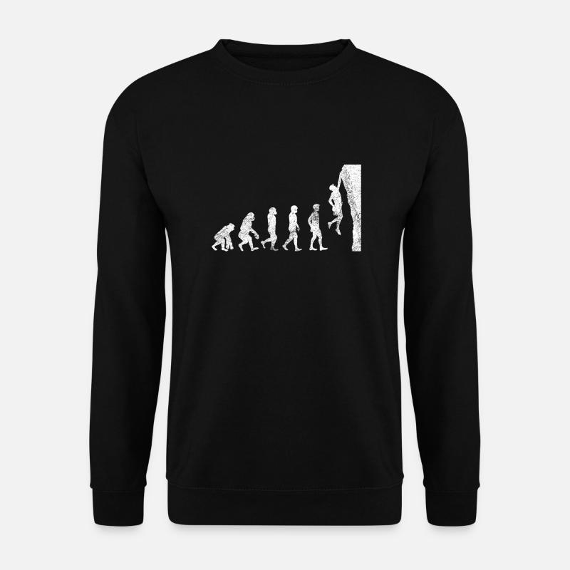 Gift climber boulderer climbing bouldering - Unisex Sweatshirt - black