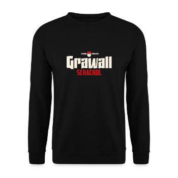 Grawallschadl - Unisex Pullover - Schwarz - Vorne - Alina (178cm) & Michal (187cm)