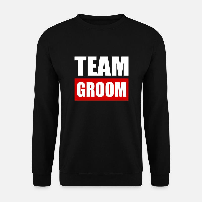 Team groom - Unisex Pullover - Schwarz