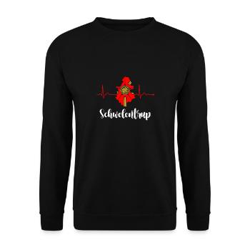 Lipperland Ostwestfalen Lippe Schwelentrup - Unisex Pullover - Schwarz - Vorne - Alina (178cm) & Michal (187cm)