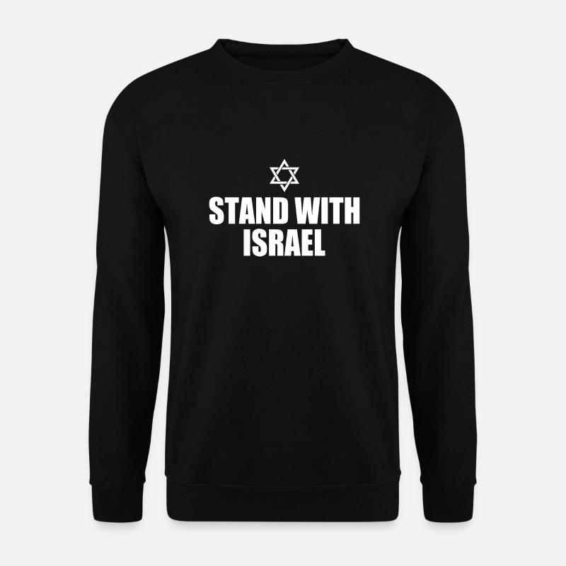 Stand with israel - Unisex Sweatshirt - black