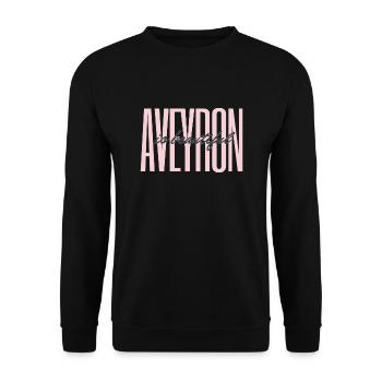 Aveyron is beautiful - Unisex Sweatshirt - black - Front - Alina (178cm) & Michal (187cm)