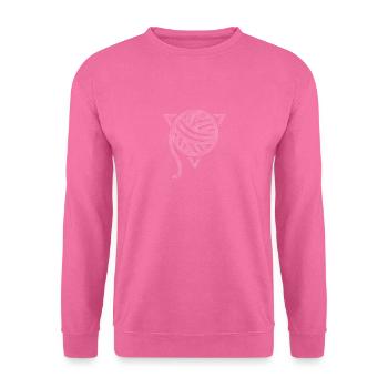 La Pelote de Laine - Craie #2 - Sweat-shirt Unisexe - rose - Devant