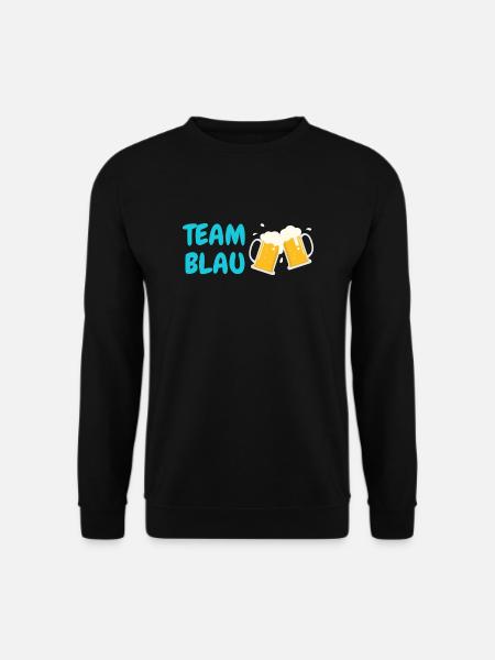Team Blau - Unisex Pullover - Schwarz