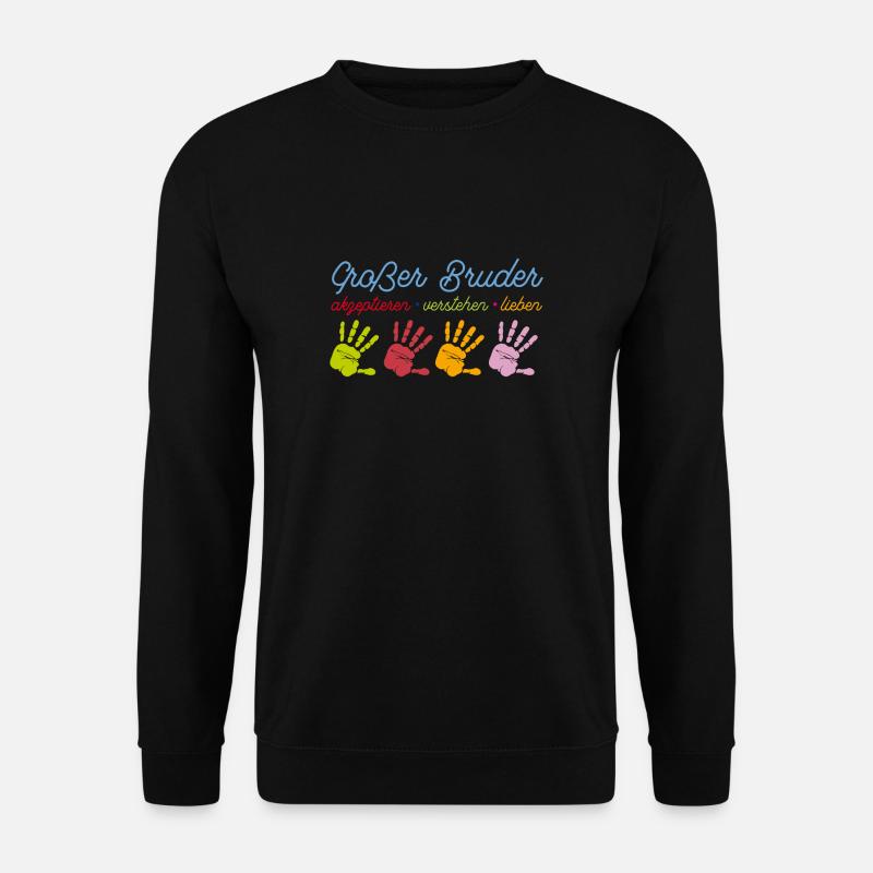 Grosser Bruder Großer Bruder T-Shirt - Unisex Pullover - Schwarz