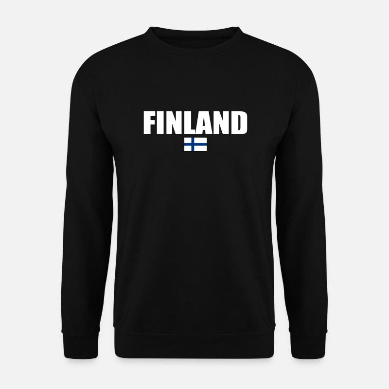Finnland - Unisex Pullover - Schwarz