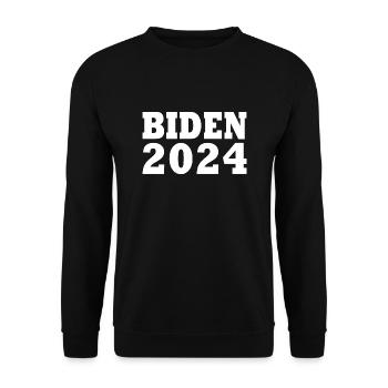 Joe biden 2024 - Unisex Sweatshirt - black - Front - Alina (178cm) & Michal (187cm)