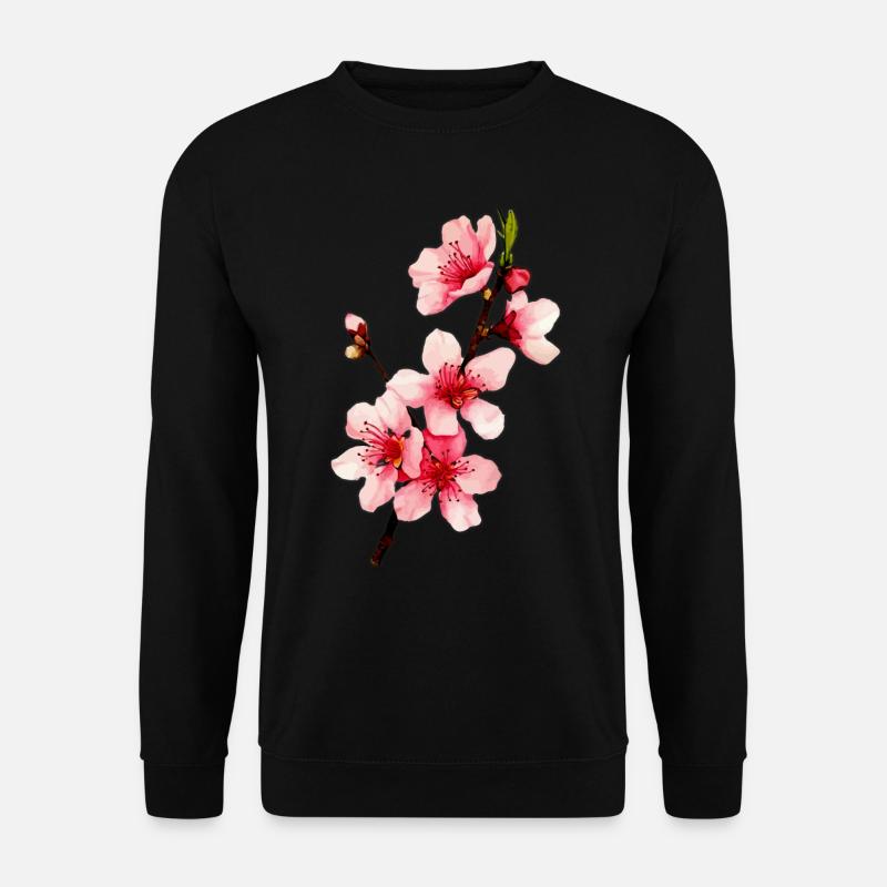 Kirschblüte - Unisex Pullover - Schwarz
