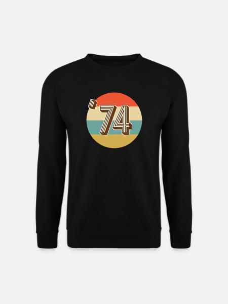 1974 Vintage Jahrgang - Unisex Pullover - Schwarz
