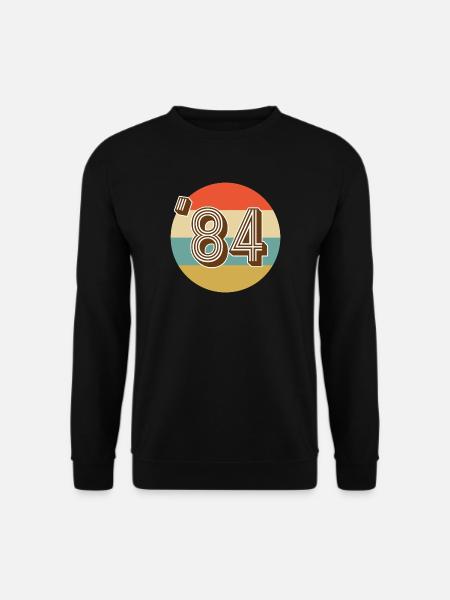 1984 Vintage Jahrgang - Unisex Pullover - Schwarz