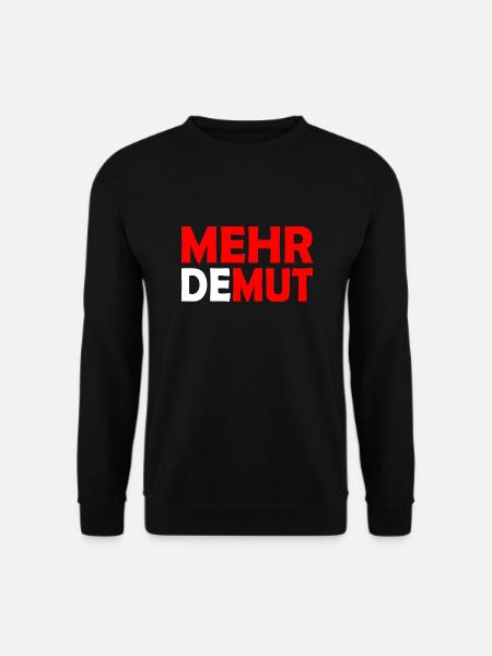 Demut - Unisex Pullover - Schwarz