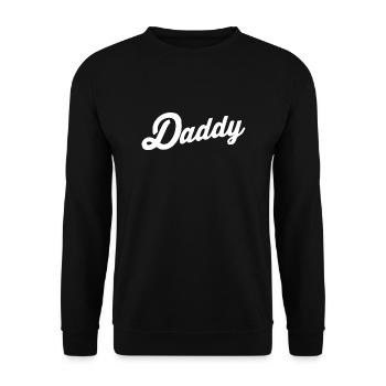 Daddy - Sweat-shirt Unisexe - noir - Devant - Alina (178cm) & Michal (187cm)