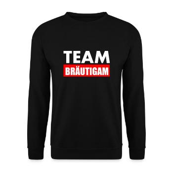 Team bräutigam - Unisex Pullover - Schwarz - Vorne - Alina (178cm) & Michal (187cm)