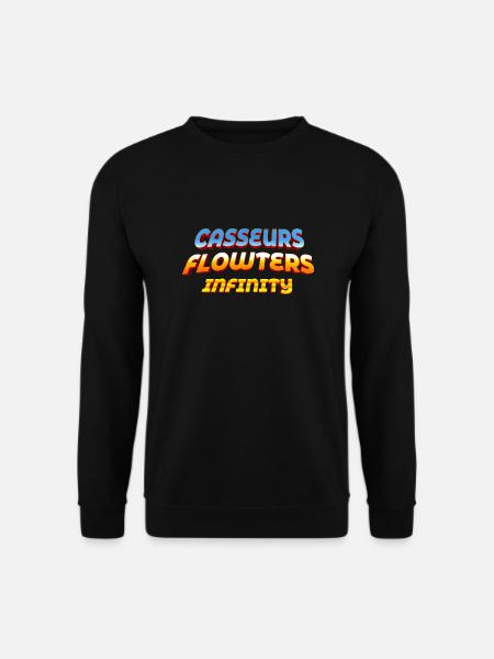 Infinite Flowters Breakers - Unisex Sweatshirt - black