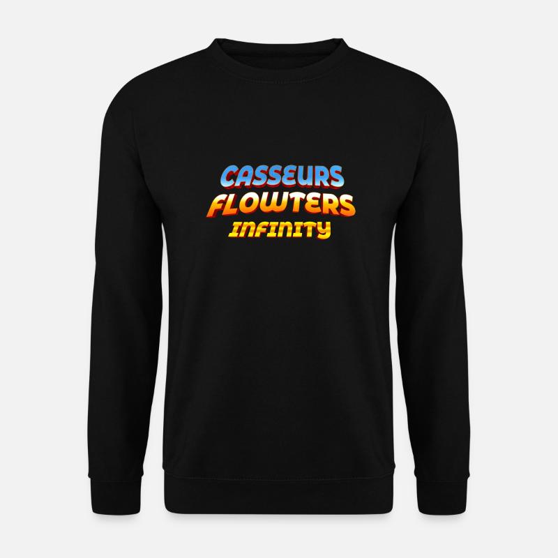 Infinite Flowter Breaker - Unisex Pullover - Schwarz