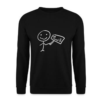 no planet - Unisex Sweatshirt - black - Front - Alina (178cm) & Michal (187cm)