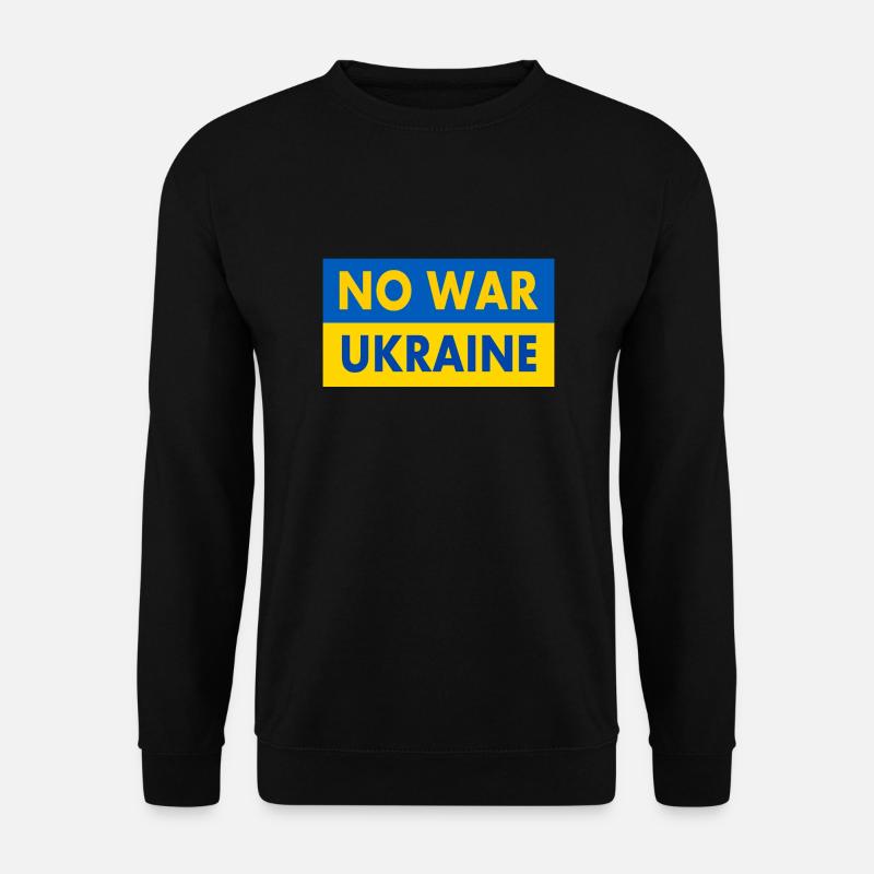 No war - Unisex Pullover - Schwarz