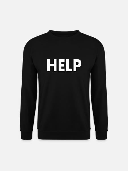 Help - Sweat-shirt Unisexe - noir