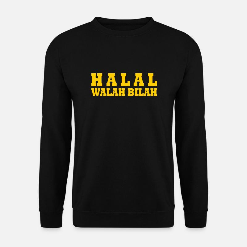 Halal walah bilah - Unisex Sweatshirt - black