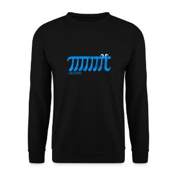Octopi, Pi, Math, Mathematics, Humor - Unisex Sweatshirt - black - Front - Alina (178cm) & Michal (187cm)