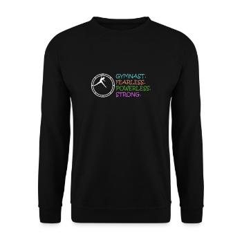 Rhönrad T-Shirt Cadeau Rhönradturnen - Sweat-shirt Unisexe - noir - Devant - Alina (178cm) & Michal (187cm)