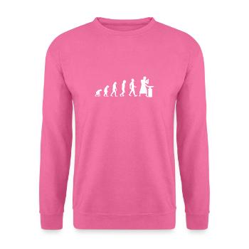 Forgeron Forgeron T-Shirt Evolution Cadeau - Sweat-shirt Unisexe - rose - Devant