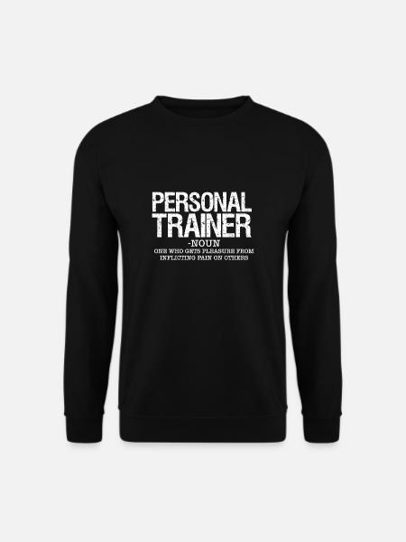 Personal Trainer Fitness Training Definition Shirt - Unisex Pullover - Schwarz