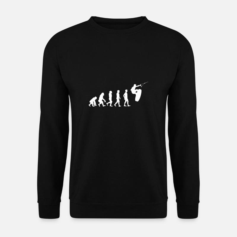 T-shirt Evolution Wakeboard Wakeboarder - Sweat-shirt Unisexe - noir